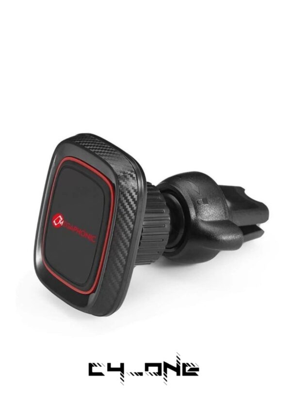POWERPEAK KFZ-Handyhalterung – Magnetische Lüftungsschlitz-Halterung, einfache Montage und Release, für Smartphones, Schwarz/Rot - Image 2