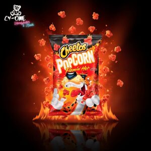 Knalle  Popcorn Cheetos Flamin' Hot Flavor - Große Packung